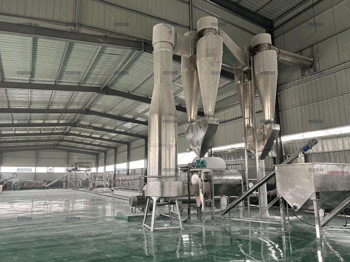 紅薯淀粉全套生產(chǎn)線試機(jī) 紅薯淀粉全套生產(chǎn)線試機(jī)